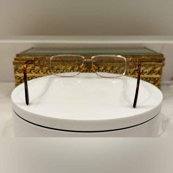 Bella Italia - Vintage Italian Gold/Silver Rx Eyeglass Frames - VGUC - Picture 6 of 14